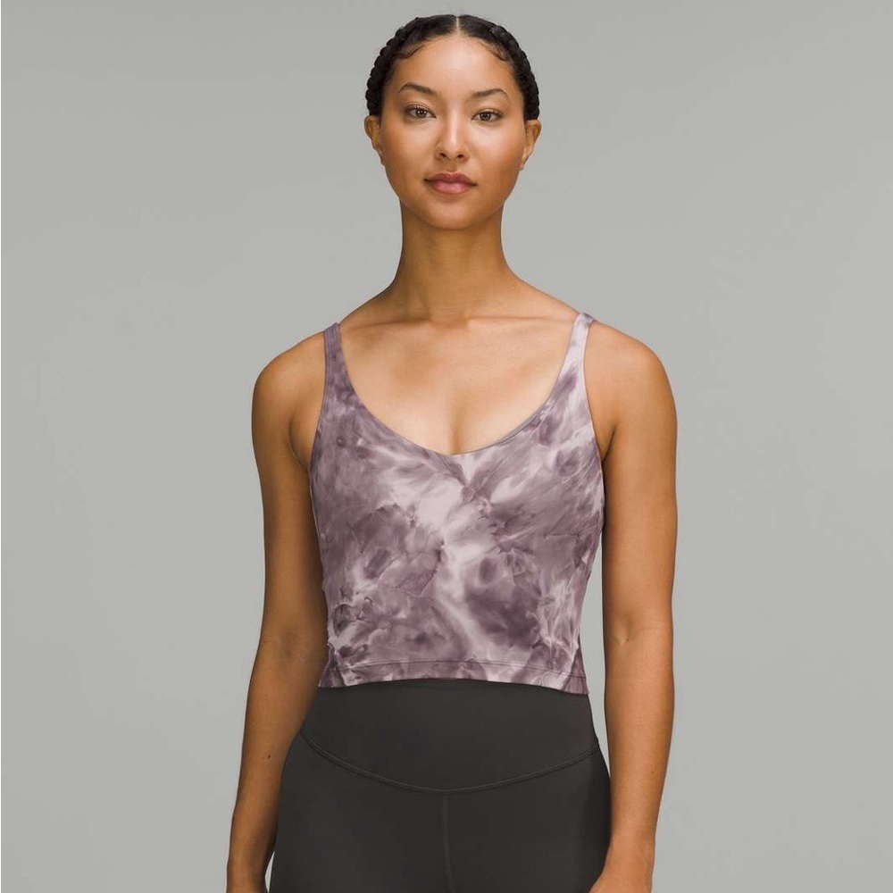 Lululemon-Align Tank Top (Diamond Dye Mink Bery Lunar Rock Shadow Grey)
